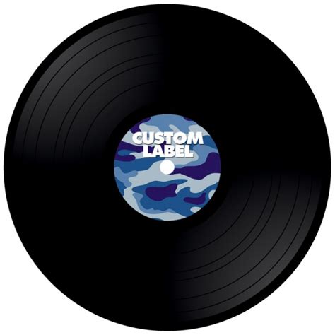 vinyl center label stickers